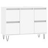vidaXL Armoire de salle de bain blanc 80x33x60 cm bois d'ing&eacute;nierie
