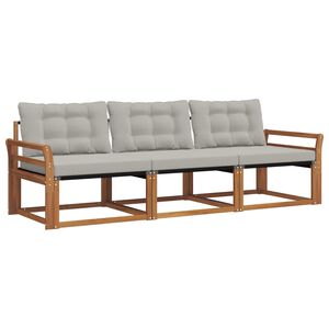 vidaXL Ensemble de canap&eacute;s d'ext&eacute;rieur 3 pc 3 place