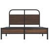 vidaXL Cadre de lit sans matelas 140x200 cm ch&ecirc;ne marron