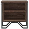 vidaXL Table de chevet ch&ecirc;ne marron 40x30x40 cm bois d'ing&eacute;nierie