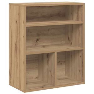 vidaXL Biblioth&egrave;que ch&ecirc;ne artisanal 60x30x71,5 cm bois d'ing&eacute;nierie