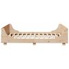 vidaXL Cadre de lit sans matelas 135x190 cm bois de pin massif