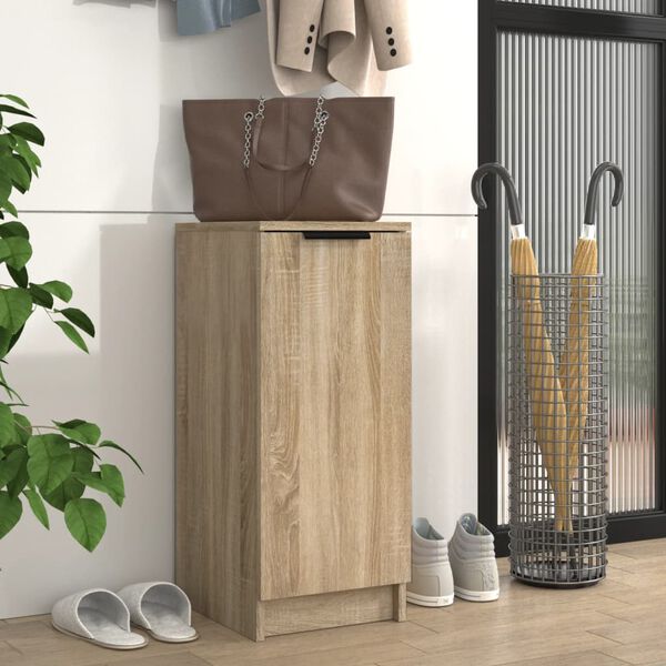 vidaXL Armoire &agrave; chaussures Ch&ecirc;ne Sonoma 30x35x70 cm Bois d'ing&eacute;nierie