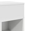 vidaXL Tables de chevet 2 pcs avec tiroir blanc 25x31x66 cm