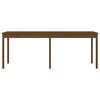 vidaXL Table de jardin marron miel 203,5x100x76 cm bois massif de pin