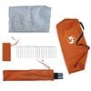vidaXL Tente de camping tipi 4 personnes orange imperm&eacute;able