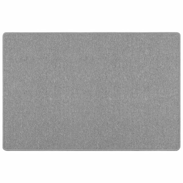vidaXL Tapis Couloir Gris clair 100 x 150 cm 100% Polypropyl&egrave;ne