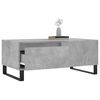 vidaXL Table basse Gris b&eacute;ton 90x50x36,5 cm Bois d'ing&eacute;nierie