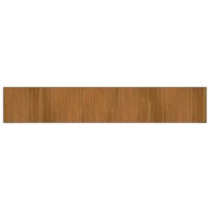vidaXL Tapis rectangulaire marron 70x400 cm bambou