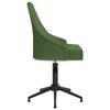 vidaXL Chaises pivotantes &agrave; manger lot de 4 Vert fonc&eacute; Velours