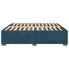vidaXL Cadre de lit sans matelas bleu 200x200 cm velours