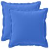 vidaXL Housse de coussin 2 pc HOUTEN Bleu royal 50 x 50 cm Polyester