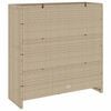 vidaXL Armoire de rangement avec &eacute;tag&egrave;re Beige 100 x 36 x 102 cm Rotin
