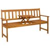 vidaXL Banc de jardin 158 x 55 x 89 cm Bois d'Acacia Massif Naturel