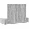 vidaXL Table de Toilette Gris 100 x 40 x 70 cm Bois d'ing&eacute;nierie