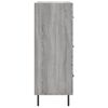 vidaXL Buffet sonoma gris 69,5x34x90 cm bois d'ing&eacute;nierie