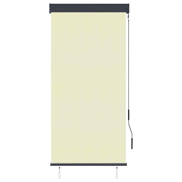 vidaXL Store roulant d'ext&eacute;rieur 80 x 250 cm Cr&egrave;me