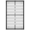 vidaXL Cadre de lit sans matelas noir m&eacute;tal 120x200 cm