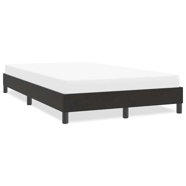vidaXL Cadre de lit sans matelas noir 120x210 cm velours