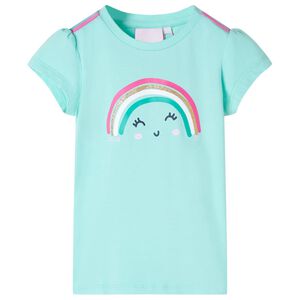 T-shirt pour enfants menthe clair 104