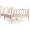vidaXL Cadre de lit sans matelas bois massif 140x200 cm