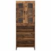 vidaXL Haut Armoire Bois Ancien 69,5 x 34 x 180 cm Bois d'ing&eacute;nierie