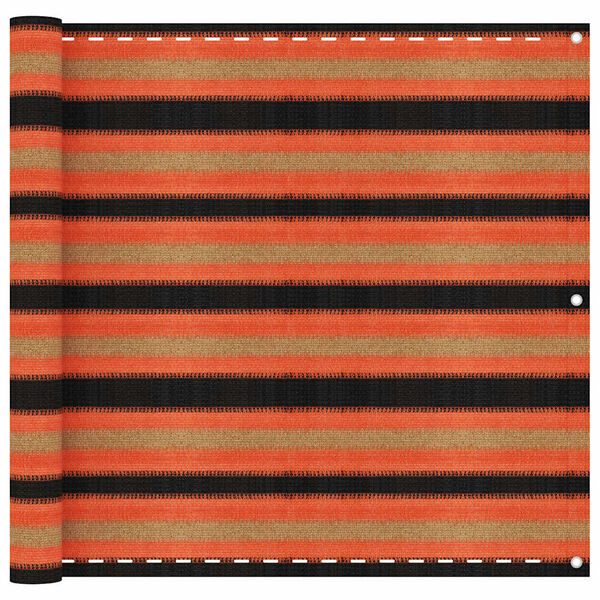 vidaXL &Eacute;cran de balcon Multicolore 90x500 cm PEHD