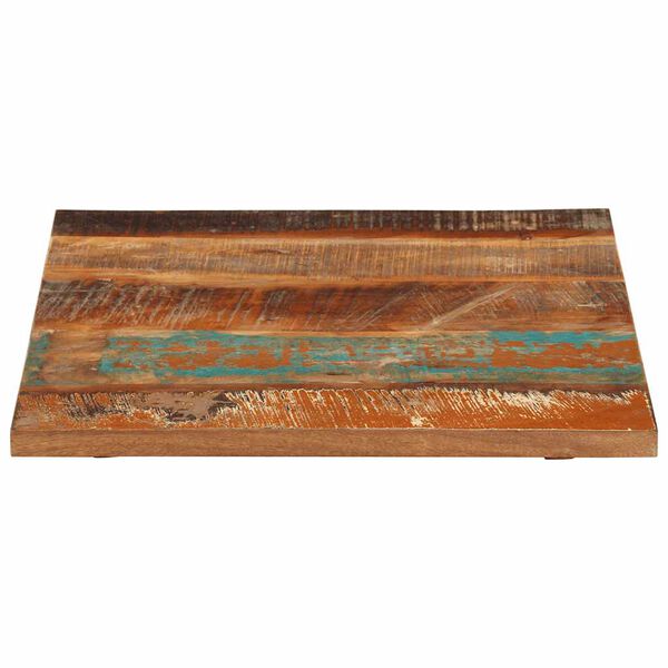 vidaXL Dessus de table carr&eacute; 60x60 cm 25-27 mm Bois de r&eacute;cup&eacute;ration