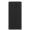 vidaXL Biblioth&egrave;que Ch&ecirc;ne noir 68,5 x 32 x 68,5 cm Bois d'ing&eacute;nierie
