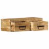 VidaXL Meuble TV mural 60x30x19 cm bois massif de manguier brut