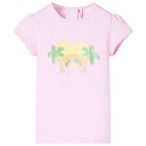 T-shirt pour enfants rose clair 92