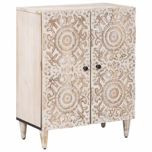 vidaXL Buffet de Rangement Blanc 60 x 33,5 x 75 cm