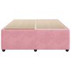 vidaXL Cadre de lit sans matelas rose 160x200 cm velours