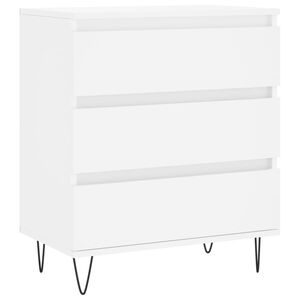 vidaXL Buffet Blanc 60x35x70 cm Bois d'ing&eacute;nierie