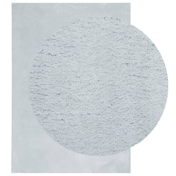 vidaXL Tapis HUARTE &agrave; poils courts doux et lavable bleu 120x170 cm