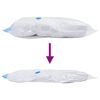 vidaXL Sacs de rangement 5 pcs Transparent et Bleu 60 x 40 cm