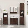 vidaXL Ensemble de meubles de salle de bain 3 pcs Chêne marron