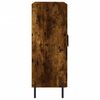 vidaXL Buffet ch&ecirc;ne fum&eacute; 69,5x34x90 cm bois d'ing&eacute;nierie