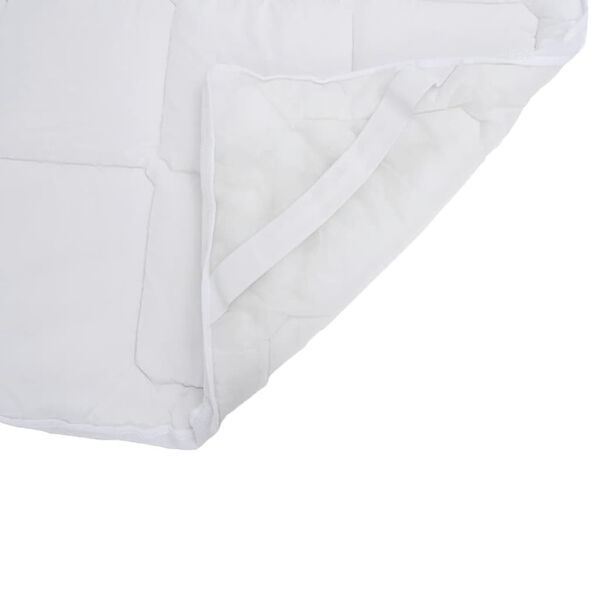 vidaXL Prot&egrave;ge-matelas blanc 90x200 cm