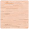 vidaXL Dessus de table 60x60x1,5 cm carr&eacute; bois massif de h&ecirc;tre