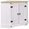 vidaXL Support d'aquarium CORONA Blanc 70 x 70 x 73 cm 300 kg