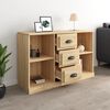 vidaXL Buffet ch&ecirc;ne sonoma 104,5x35,5x67,5 cm bois d'ing&eacute;nierie
