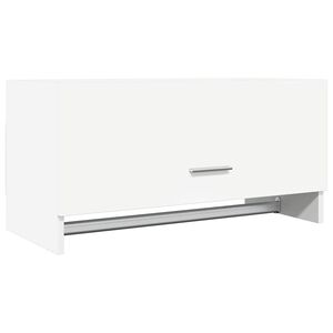 vidaXL Garde-robe blanc 70x32,5x35 cm bois d'ing&eacute;nierie