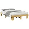 vidaXL Cadre de lit sans matelas 120x200 cm bois massif de ch&ecirc;ne