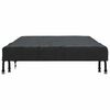 vidaXL Housse de Table Uni Noir 102 x 202 x 15 cm tissu