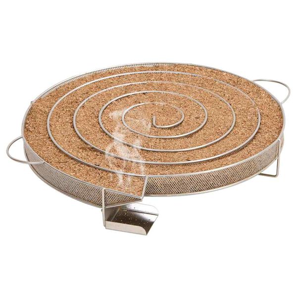 vidaXL G&eacute;n&eacute;rateur de fum&eacute;e froide rond 33,5 cm acier inoxydable