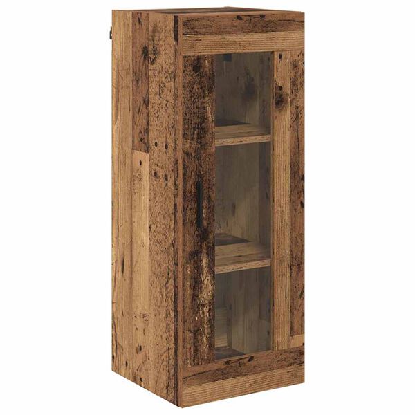 vidaXL Meuble mural Bois Ancien 34,5 x 34 x 90 cm