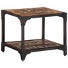 vidaXL Table basse 40x40x36 cm Bois de r&eacute;cup&eacute;ration massif