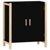 vidaXL Buffet Noir 62x38x70 cm Bois d'ingénierie
