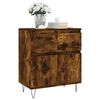 vidaXL Buffet Ch&ecirc;ne fum&eacute; 60x35x70 cm Bois d'ing&eacute;nierie
